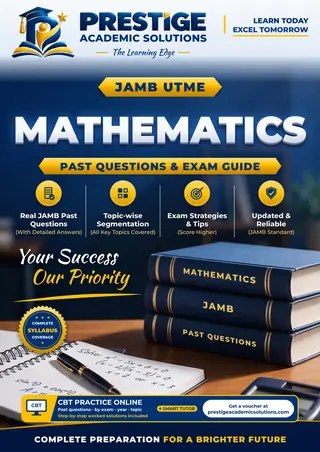 Mathematics — JAMB UTME Series book cover