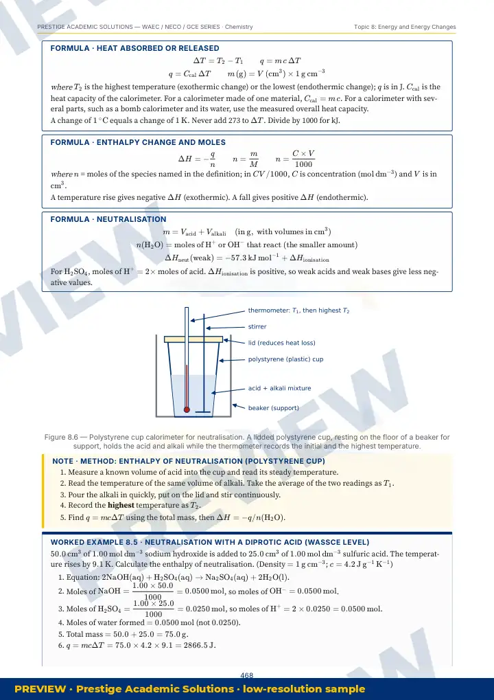 Preview page: Clean diagrams — Chemistry — WAEC / NECO / GCE Series