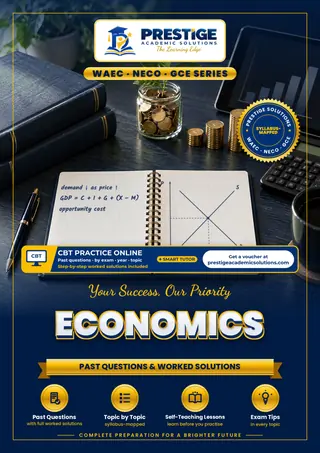 Economics — WAEC / NECO / GCE Series book cover