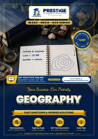 Geography — WAEC / NECO / GCE Series book cover